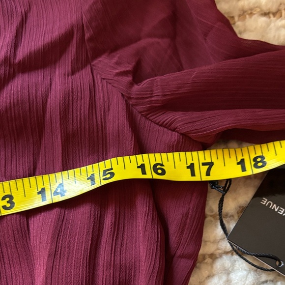 ❤️ NWT Saks 5th Avenue Wine Midi Dress - Picture 4 of 6